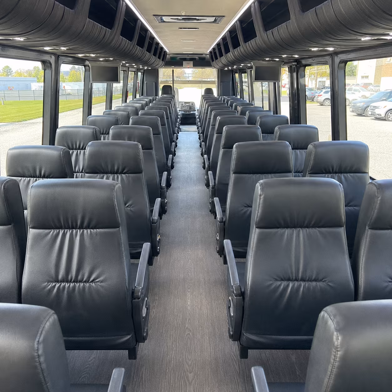 kennewick 25 passenger minibus inside