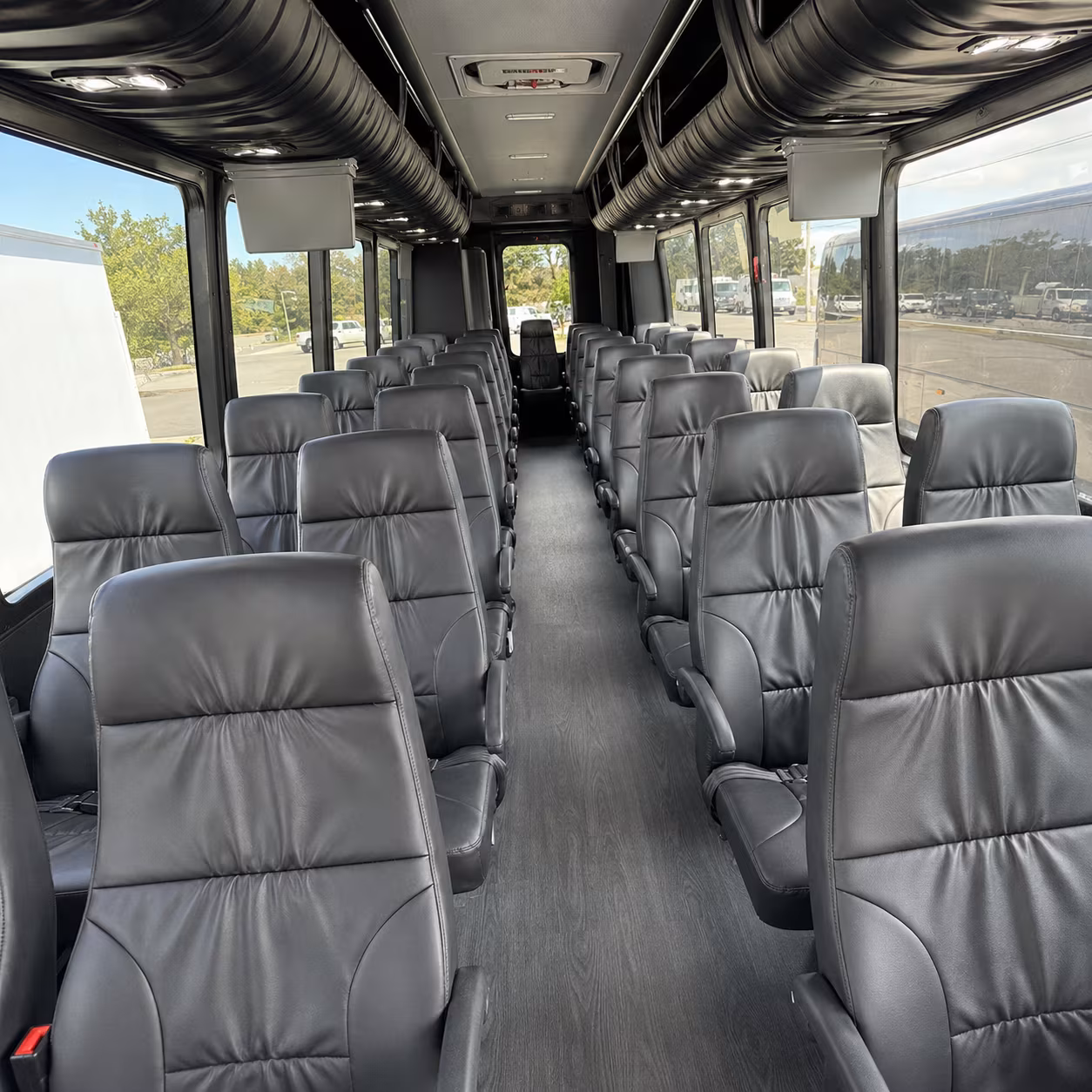 kennewick 35 passenger minibus inside
