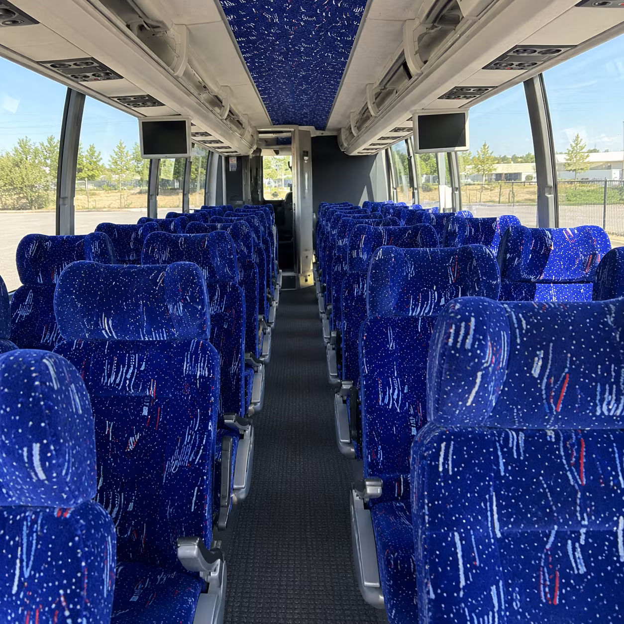 kennewick charter bus inside