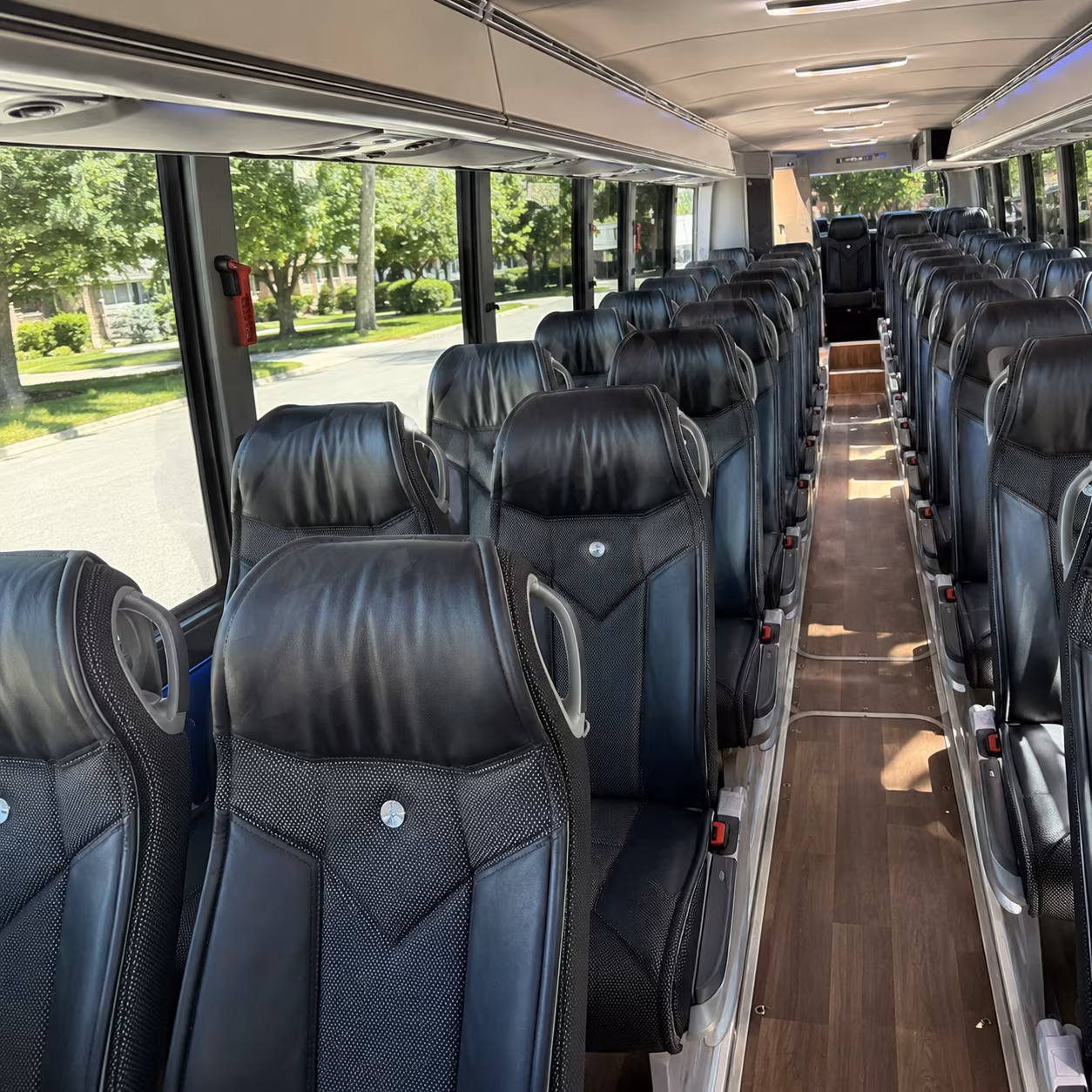kennewick charter bus interior