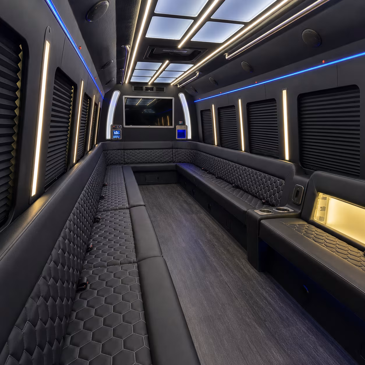 kennewick party bus interior